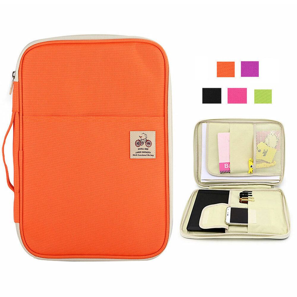 Portfolio Folder Zip - Travel paket konferensi multifungsi, portofolio A4,