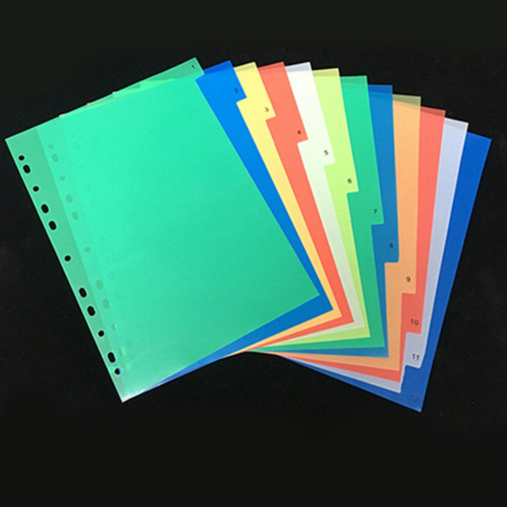 Index Tab Divider - 40 Buah Tab Indeks Warna Cerah