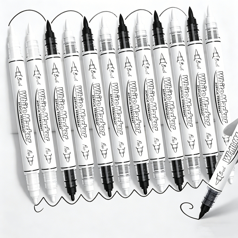 Whiteboard Marker Set - Spidol Cat Akrilik Permanen Dua Ujung