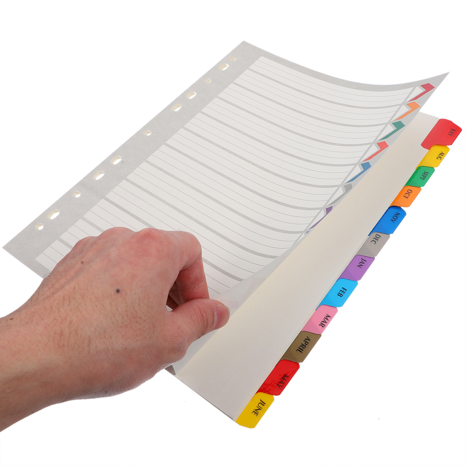 12 Lembar Pembatas Binder yang - Index Tab Divider ulasan dan harga