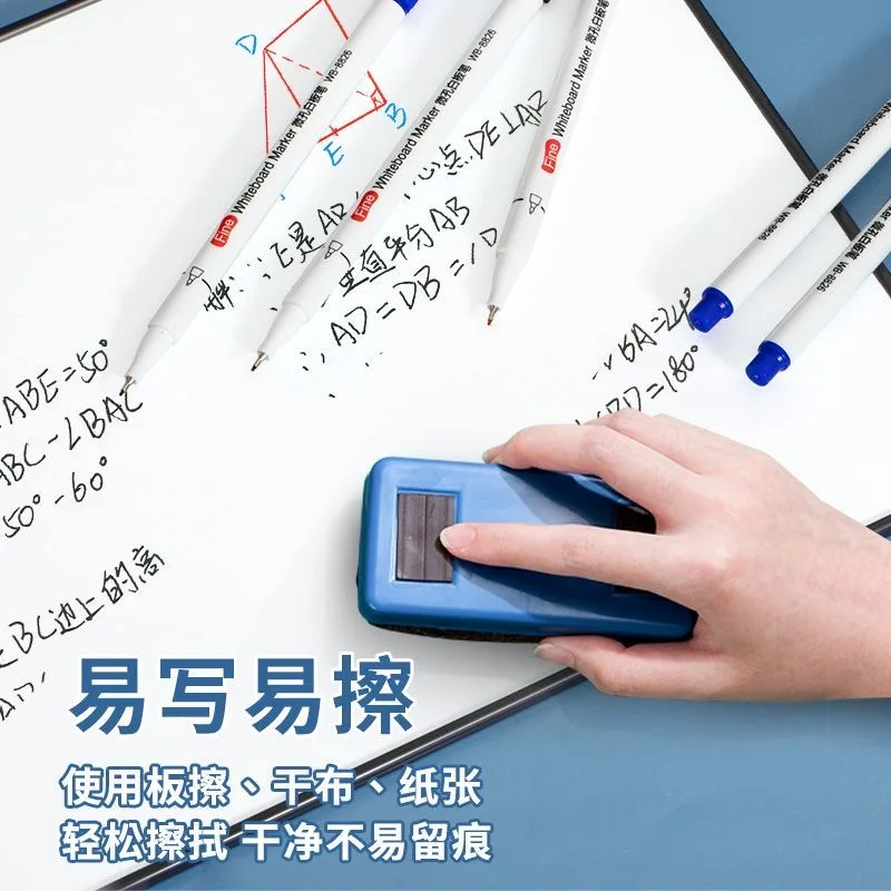 4/12 Buah 0.5Mm Spidol Penghap - Whiteboard Marker Set ulasan dan harga