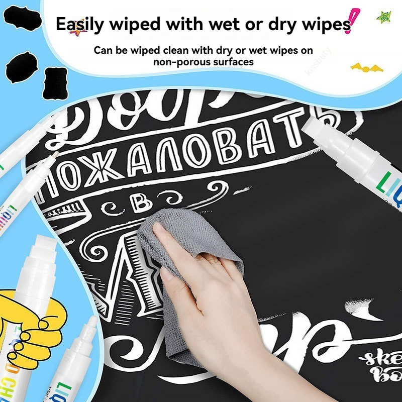 5 Buah/Set Spidol Kapur Putih  - Whiteboard Marker Set ulasan dan harga