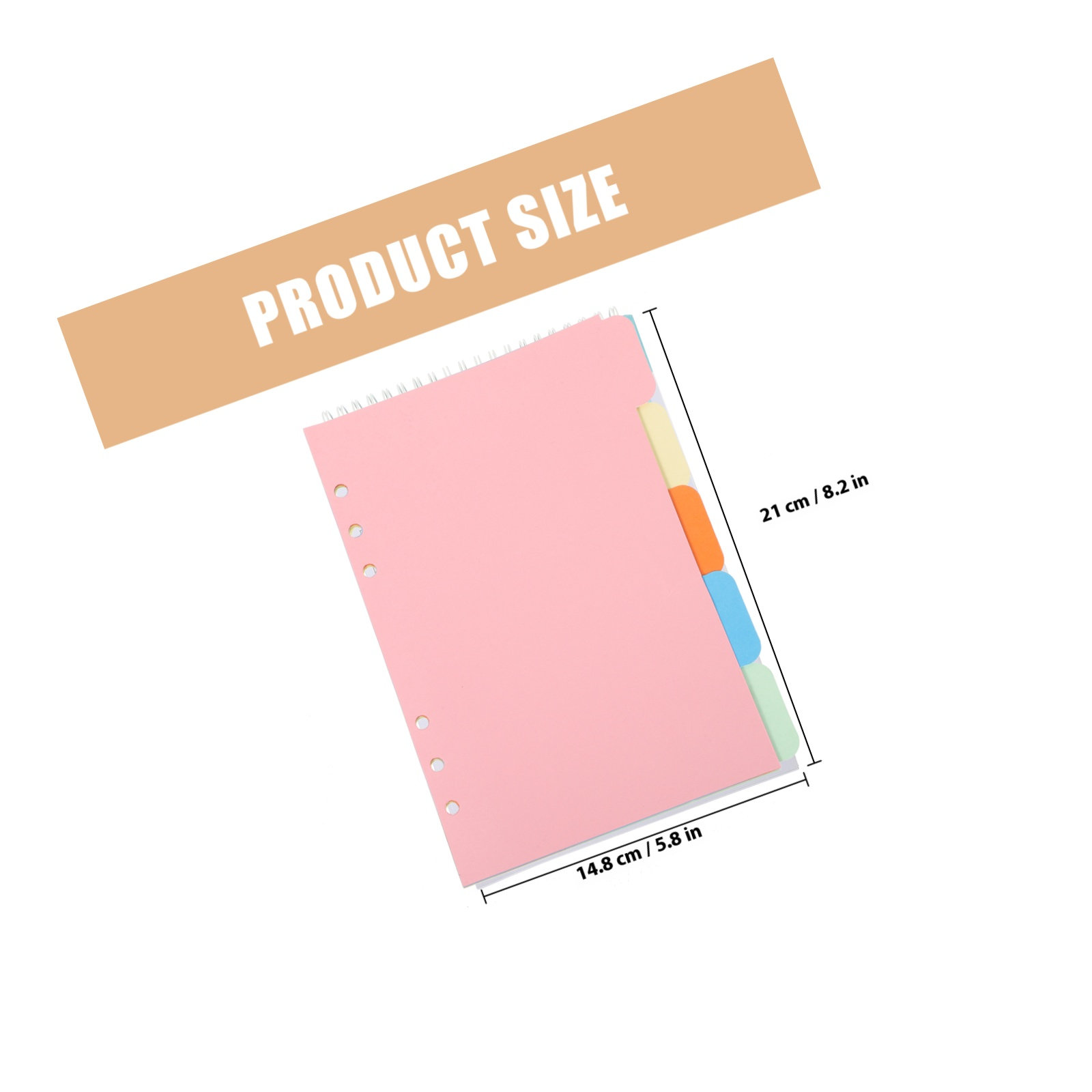 1Set Pembatas Buku A5 Berwarna - Index Tab Divider ulasan dan harga