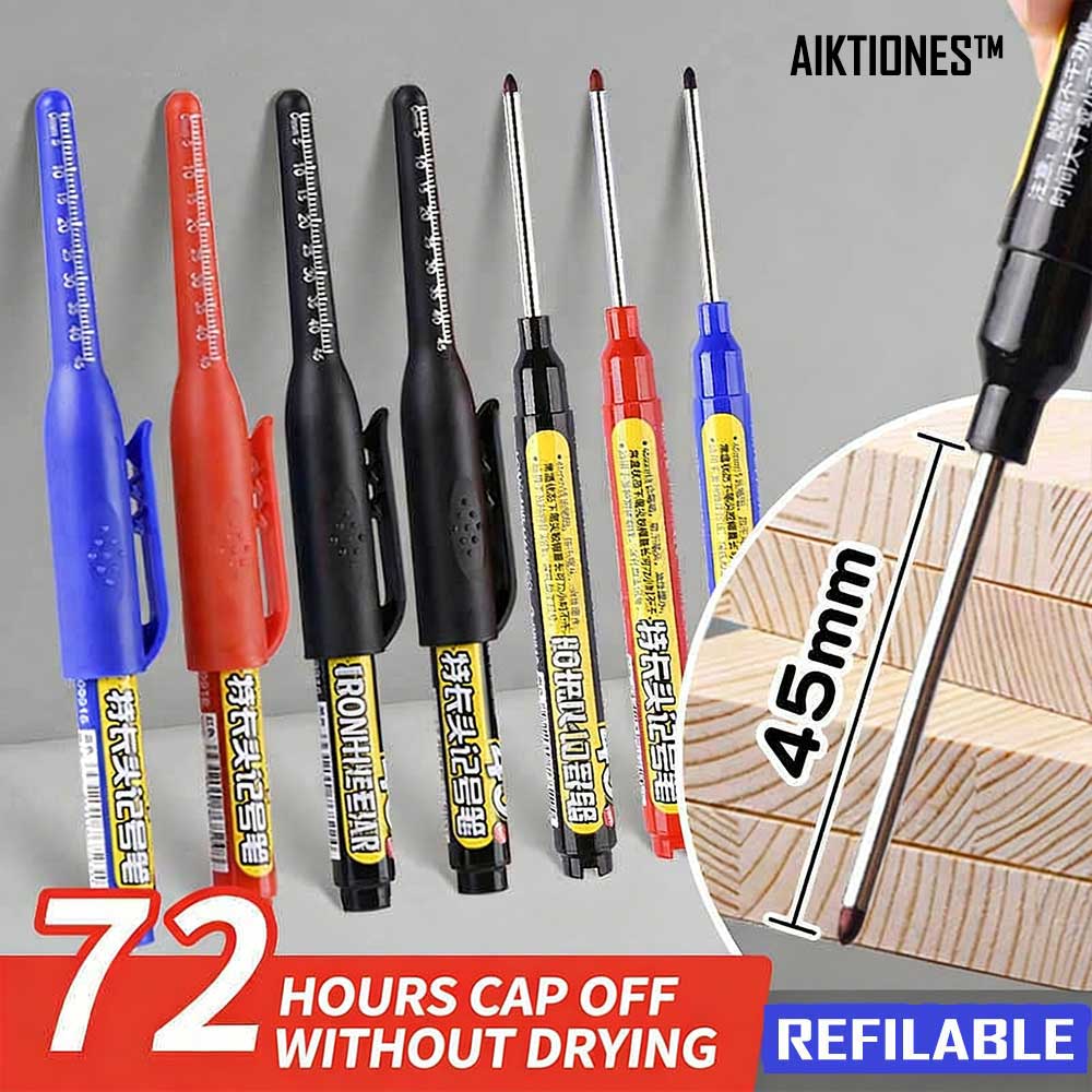 Spidol Kepala Panjang Lubang D - Whiteboard Marker Set ulasan dan harga
