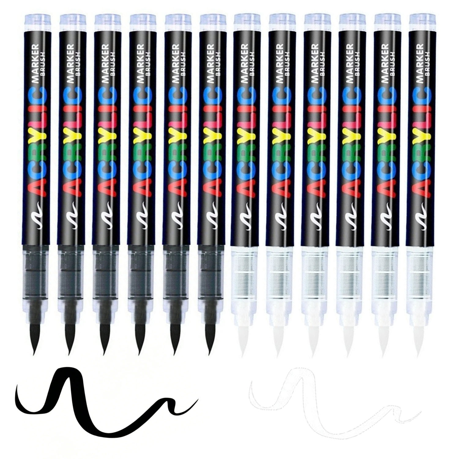 12 Pcs Set Spidol Akrilik Prem - Whiteboard Marker Set ulasan dan harga