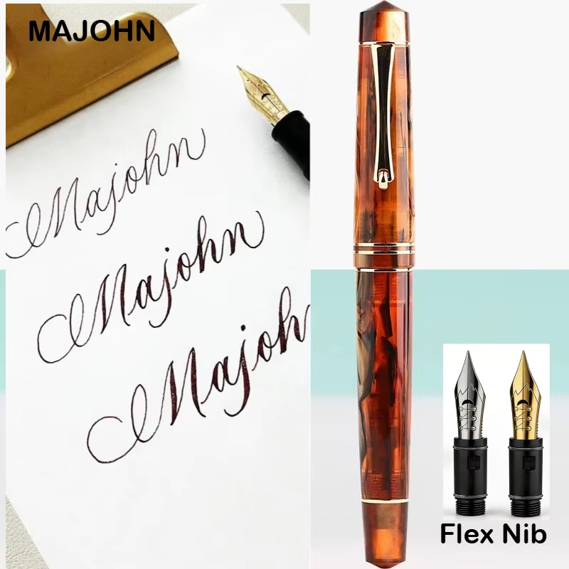Majohn M800 Resin Fountain Pen - Stationery Supply Business ulasan dan harga