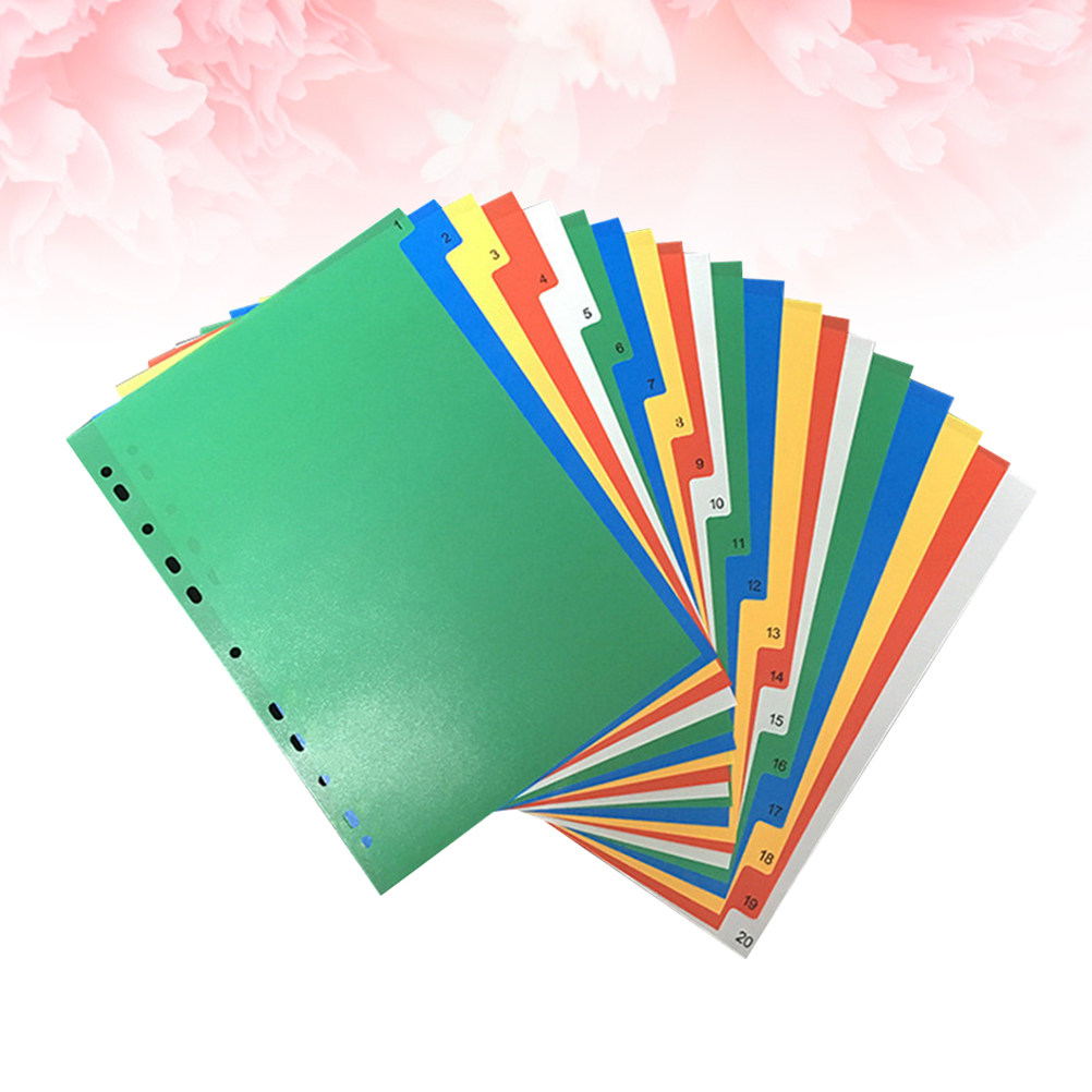 40 Buah Tab Indeks Warna Cerah - Index Tab Divider ulasan dan harga