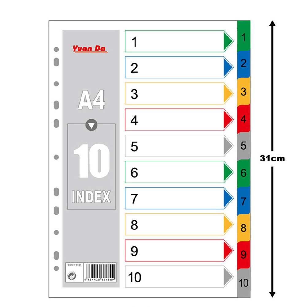 40 Buah Tab Indeks Warna Cerah - Index Tab Divider ulasan dan harga