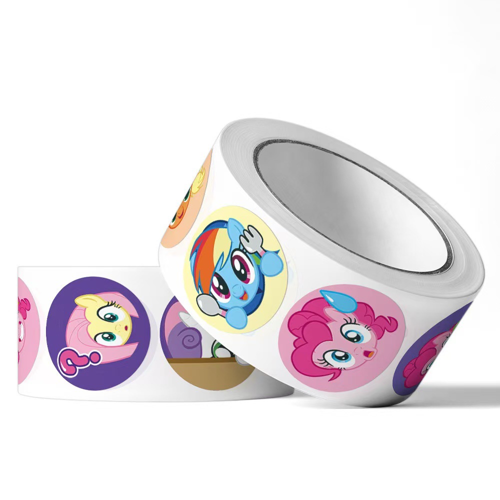 500 Buah Stiker Bulat My Littl - Label Printer Tape ulasan dan harga