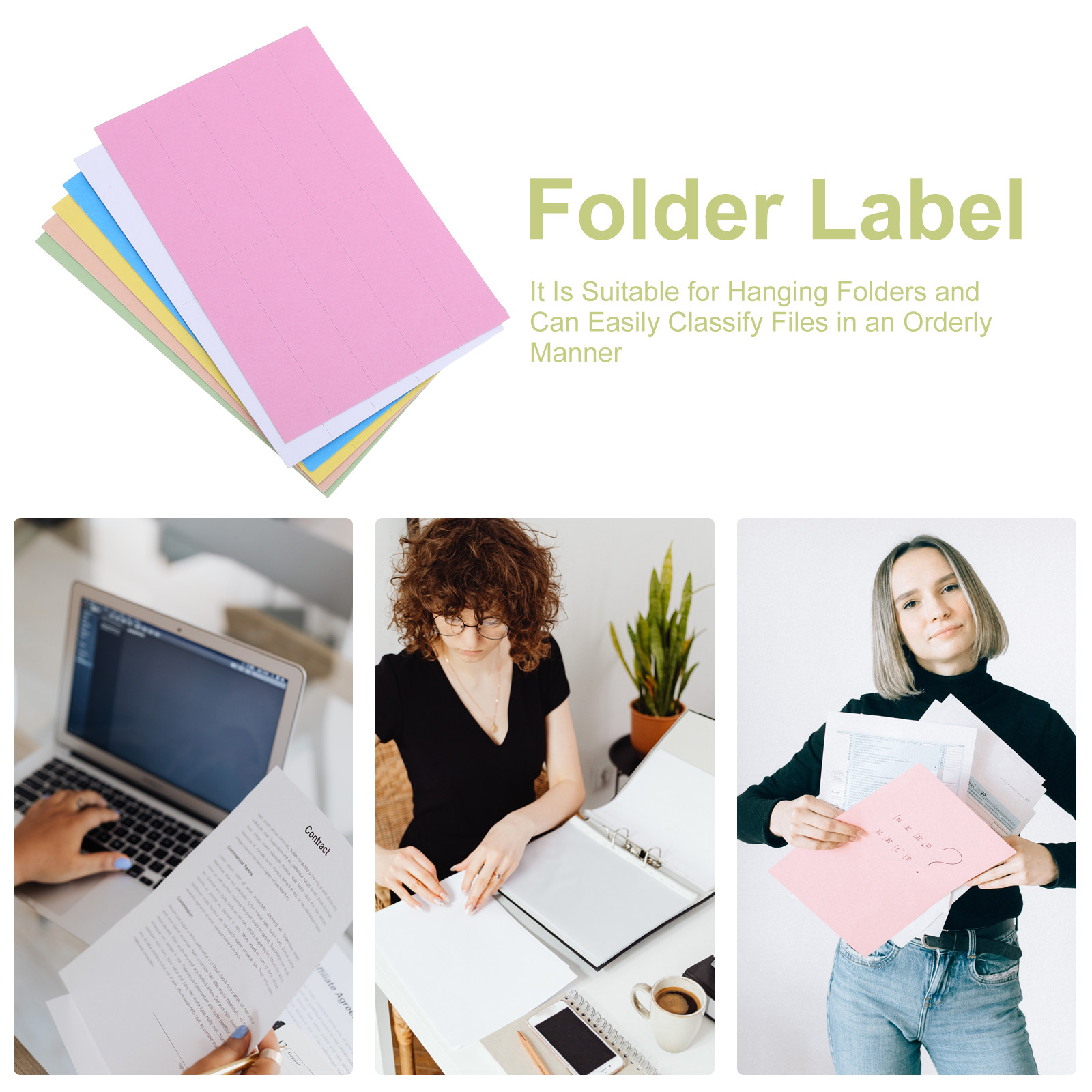 6 Lembar Label Folder Gantung  - File Folder Hanging ulasan dan harga