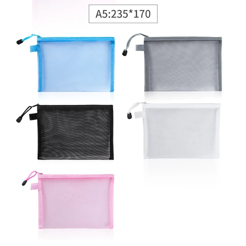 1 Buah Kantong Ritsleting Jari - Portfolio Folder Zip ulasan dan harga